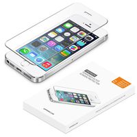 [2 Pack] UPPERCASE Designs Premium Anti-Scratch 2.5D Round Edge Case Friendly Tempered Glass Screen Protector, Compatible with iPhone 5/5S/SE [4.0 inch Screen]