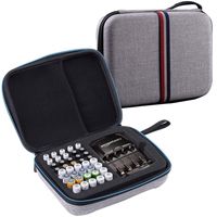 Battery Organizer Storage Case fits for AA AAA Battery/Ni-MH/Energizer/EBL Charger Batteries -Not Includes Batteries and Chargers