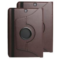 Jennyfly (SM-T380/SM-T385 2017 Tab A 8.0 Case with Smart Protective Cover,Premium Soft PU Leather with Multiple Viewing Angles Case for Samsung Galaxy Tab A 8.0 2017(SM-T380/SM-T385) - Brown