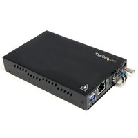 StarTech.com Multimode (MM) LC Fiber Media Converter for 1Gbe Network - 550m Range - Gigabit Ethernet - 850nm - with SFP Transceiver (ET91000LC2)