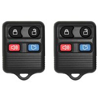 Keyless2Go New Replacement Shell Case and 4 Button Pad for Remote Key Fob with FCC CWTWB1U345 - Shell ONLY (2 Pack)