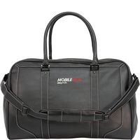 Mobile Edge - Deluxe Leather Duffel - Black (ME-LGB1)
