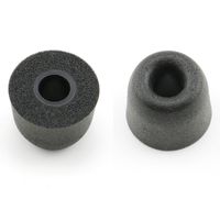 Heyous 3 Pairs/Set 4.9mm Memory Foam Earbuds Sponge Caps Covers S/M/L Noise Isolating In-Ear Eartips Sponge Replacement for Headphone Earphone Black