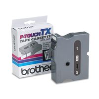 Brother P-Touch TX1511 - TX Tape Cartridge for PT-8000, PT-PC, PT-30/35, 1w, Black on Clear