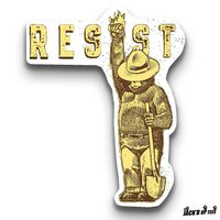 'RESIST' Smokey The Bear Car Window / Macbook / Laptop Decal