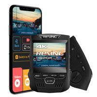 Rexing V1 3rd Generation 4K UHD WiFi Car Dash Cam 2.4" LCD 170° Wide Angle Dashboard Camera Recorder with WiFi, 16GB Card, G-Sensor, WDR, Loop Recording