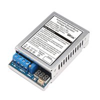 DROK 180050 DC-DC 80W Auto Boost Buck Voltage Regulator Stabilizer 5A 3.3V-30V to 0.5V-33V LED Display Volt Stabilizer Transformer Adjustable Output