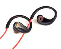 Crystal Clear Bluetooth Headphones, Wireless Sports & Workout Earphones w/Mic, Noise Cancelling, HD Stereo & IPX7 Waterproof. Stylish Earbuds for Gym Workouts, Jogging & Walking. Black w/Dark Gray