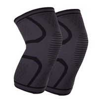 Yingee Sports Knee Compression Sleeve Support,Relief Joint Pain,Arthritis and Injury Recovery,Jogging,Workout, Walking, Hiking (Gray, L)