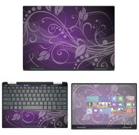 Decalrus - Protective Decal Floral Skin Sticker for Dell XPS 13 7390 2-in-1 (13.3" Screen) case Cover wrap DellXPS-7390-2in1-97