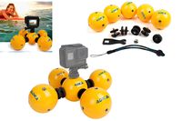 ADIKA AquaSphere - (5 pc) Floaty Float Floating Buoyancy Waterproof Ball Device for GoPro Accessories Hero Hero3 Hero4 Hero5 Hero6 SjCam Action Camera - Used for Watersports Swmming Diving Snorkal