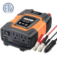 Ampeak 400W Power Inverter DC 12V to 110V AC Car Inverter with 3.1A Dual USB Converter