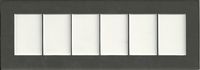 Black 6 Opening Picture Mat Matting for Letter Art, This is for the Mat Only