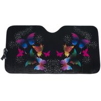 LUNNA SWR-0216 Gloss Sunshade (Special Edition Butterfly Swarovski Crystal Embellished Accordion - Black)