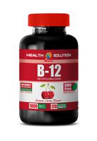 Energy Enhancement for Women - B12 METHYLCOBALAMIN 1000MCG - Natural Cherry Flavor - Fast Dissolve - methylcobalamin b12 Under Tongue - 1 Bottle (120 Tabs)
