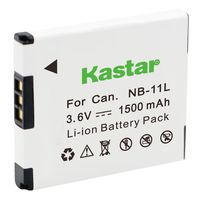 Kastar Battery for Canon NB-11L Canon A2400 is A3400 is A4050 is, SX400 is SX410 is SX420 is, ELPH 170 is ELPH 350 HS ELPH 360 HS, IXUS 125 HS 150 IXUS 155 IXUS IXUS 240 HS IXUS 265 HS IXUS 285 HS