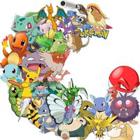 Cartoon Stickers[100pcs] Animals Monsters Sticker for Kids Toddlers Children Teen Computers Laptop Skins Vinyl Decals for Hydro Flask Water Bottles Bike Luggage (Poke100)