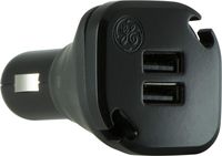 GE Pro Wrap-N-Charge 2 Port USB Car Charger, Cord Management, 36529