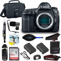Canon EOS 5D Mark IV DSLR Camera (Body Only) + Pixi-Pro Accessory Bundle