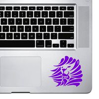 StickAny Palm Series Egypt Lion 3 Sticker for Macbook Pro, Chromebook, and Laptops (Purple)