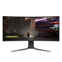Alienware New Curved 34 Inch WQHD 3440 X 1440 120Hz, NVIDIA G-SYNC, IPS LED Edgelight, Monitor - Lunar Light, AW3420DW
