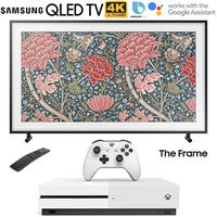 Samsung QN49LS03RA The Frame 3.0 49" LS03R QLED Smart 4K UHD TV (2019 Model) with Microsoft Xbox One S 1TB Console