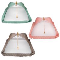 (3 Pack) Esfun Large Premium Quality Food Covers Nets for Outdoors & Picnics,17 inch,Reusable and Collapsible Pop-up Mesh Screen Food Covers Umbrella Keep Out Flies, Bugs, Mosquitoes