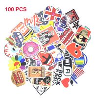 Cool Laptop Stickers,100Pcs Waterproof Vinyl Stickers Decals for Water Bottles Phone Car Skateboard Motorcycle Guitar Bicycle Graffiti Patches Decals
