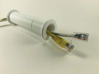 3/4" ID Extended Length Wall Port 5 1/4" - 7 1/2" Wall Thickness