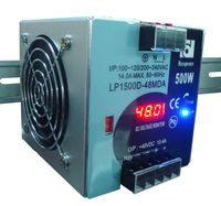 REIGNPOWER LP1500D-48MDA 500W 48VDC 10.4A Din Rail Power Supply Voltage Monitor Display