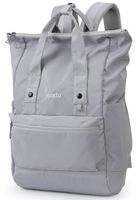 Scioltoo Nylon Weekend Travel Hiking Camping Backpack Large Capacity Lightweight Gym Sports 15.6-Inch Laptop Handbag Men And Women Gray C-Light Grey