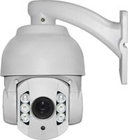 Urban Security Group Pro Grade H.265 IP PTZ Speed Dome Security Camera : 10x 5-50mm Remote Zoom + Auto-Focus Lens, 6X IR LEDs, ONVIF 2.4, IP66 Weatherproof