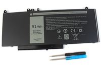 Shareway G5M10 Replacement Laptop Battery For Dell Latitude E5450 E5470 E5550 E5570 Notebook 15.6" 1KY05 8V5GX 6MT4T 451-BBLK WYJC2 0WYJC2 [7.4V 51Wh] - 12 Months Warranty!
