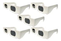 The Eclipser Safe Solar Eclipse Glasses CE Certified - 5 Pack White