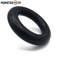 Ultra-Durable Chew Toy - Lifetime Replacement Guarantee - Tested by Pitbulls, German Shepherds, & other Aggressive Chewers & Large Dogs - Tough Strong Durable Natural Rubber - 100% Safe & Non-toxic