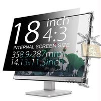 Xianan Protect Computer Privacy - 18 Inch 4:3 Aspect Ratio Computer Privacy Screen Protector Privacy Filter for Square Computer Monitor - Anti-Glare
