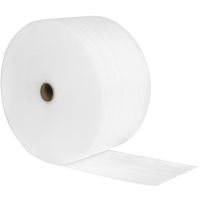 Aviditi Polyethylene UPSable Perforated Air Foam Roll, 350' L x 24" W x 1/8" H, White (FWUPS18S24P)