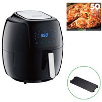 GoWISE USA GW22931 8-in-1 Digital Air Fryer with Recipe Book, 7-Qt, Black