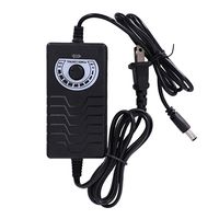 Semoic Adjustable AC to DC Power Supply Adapter Converter,AC 100-240V to DC 1-24V 2A for Electric Fan Drill Motor Speed Controller