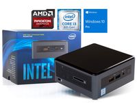 Intel NUC8I3CYSM Mini PC, Intel Core i3-8121U Upto 3.2GHz, 8GB RAM, 128GB SSD, AMD Radeon 540, HDMI, Card Reader, Wi-Fi, Bluetooth, Windows 10 Pro