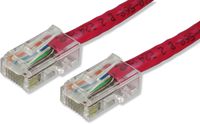 Lynn Electronics CAT6-14-RD 14-Feet Patch Cable without Boots, Red, 5-Pack