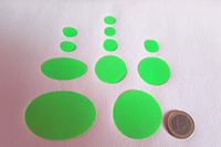 Nordtown Down Jacket First Aid Repair Patch Bright Green Colour