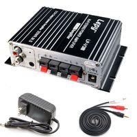 AutumnFall 700W 12V Mini Hi-Fi Stereo Digital Amplifier mp3 iPod home + Power + Audio Cable