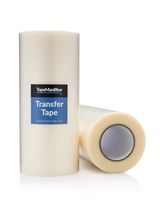 12" x 300' Roll of Clear, High Tack Vinyl Transfer Tape for Cricut, Silhouette Cameo & Craft Die Cutters. Premium-Grade Application Tape for Vinyl Letters, Stickers, and Graphics. Made in The USA!