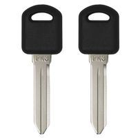 Keyless2Go New Uncut Replacement PK3 Transponder Ignition Car Key B97 (2 Pack)