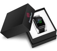 Smart Touch KW06 Smart Watch w/Built-in Camera (Android 5.1) Bluetooth Fitness Tracker, Heart Rate & Sleep Monitor, Pedometer | IP68 Waterproof, LCD Touchscreen | Men, Women