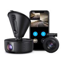 Dual Dash Cam, VAVA Dual 1920x1080P FHD Front and Rear Dash Camera (2560x1440P Single Front) for Cars with Wi-Fi, Night Vision, Parking Mode, G-Sensor, WDR, Loop Recording (Renewed)