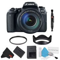Canon EOS 77D DSLR Camera with 18-135mm Lens Bundle (International Model)