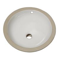 American Standard 0630.000.020 Orbit Undercounter Bathroom Sink, White