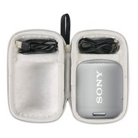 Khanka Hard Travel Case Replacement for Sony SRS-XB12 Extra Bass Portable Bluetooth Speaker (Gray Zipper)
